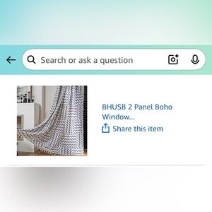 2 panel boho curtains